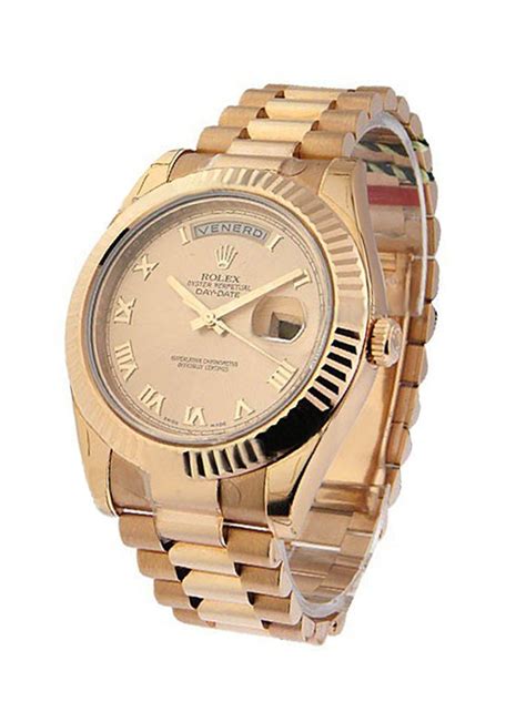 rolex president 41mm rose gold|Rolex presidential for sale used.